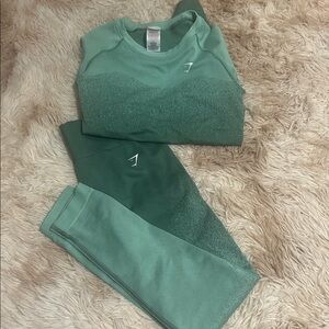 Gymshark Teal Activewear Set